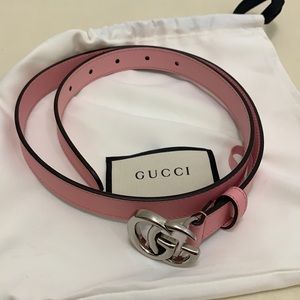 Brand new pink women’s Gucci belt size 26 to 31 inch waist.